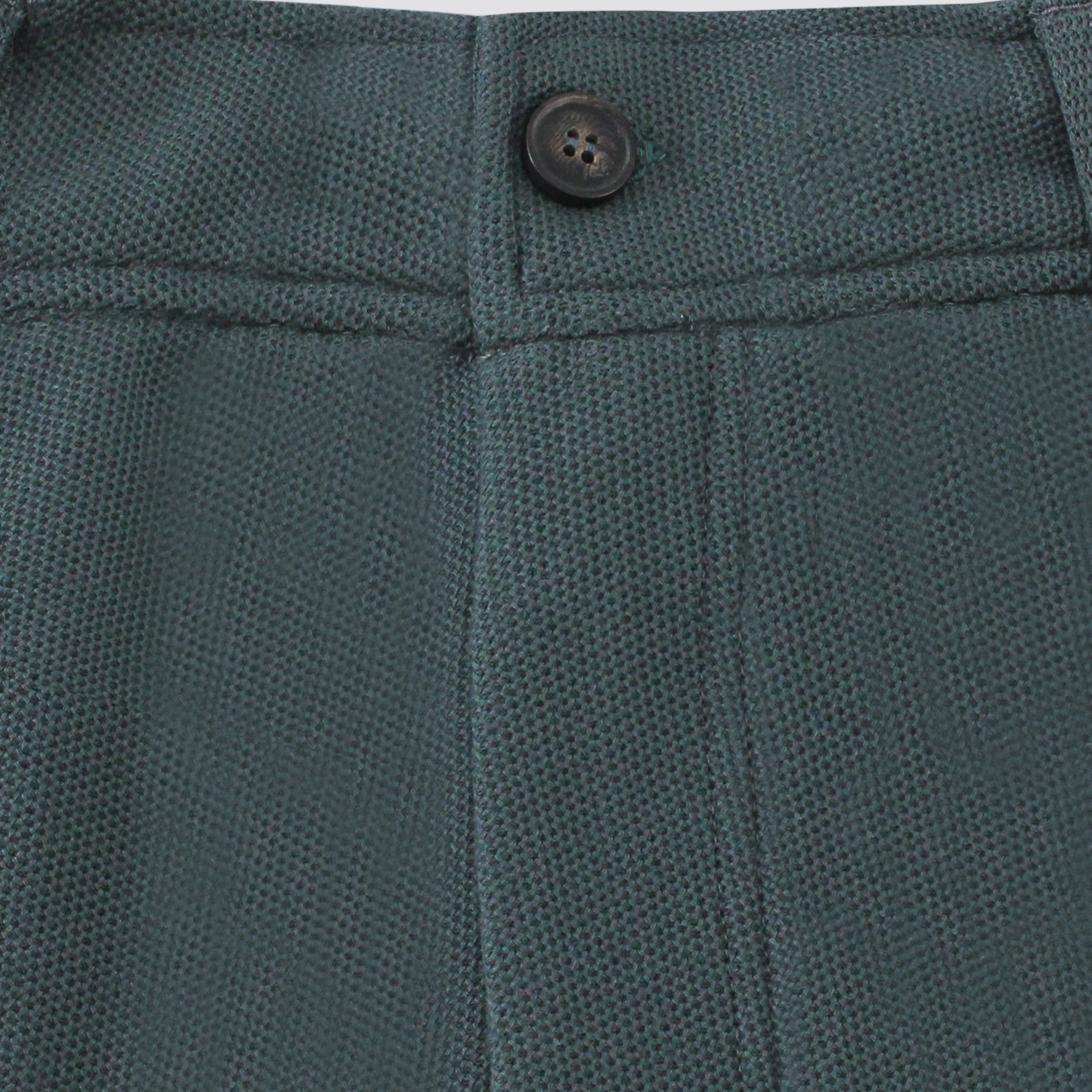 Army Green Pique Shorts