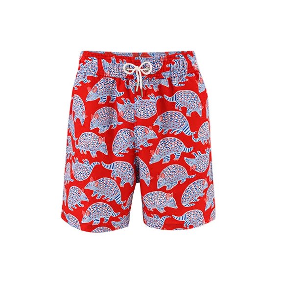 Red Armadillo Swim Short