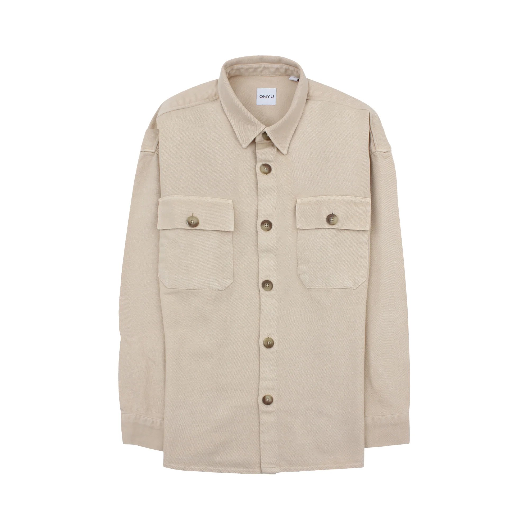 Off-White Cotton Twill Overshirt