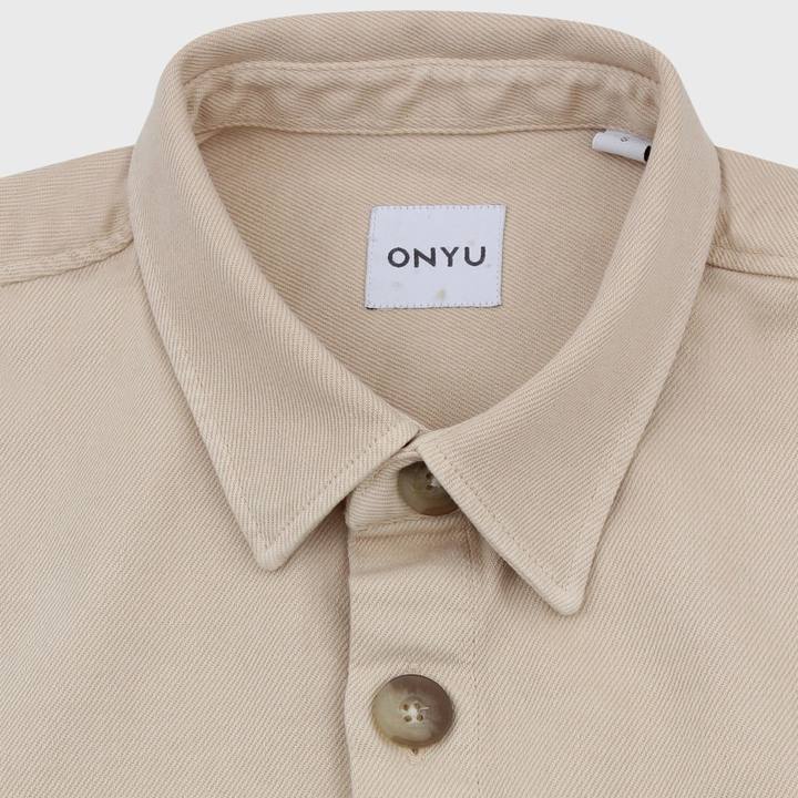 Off-White Cotton Twill Overshirt