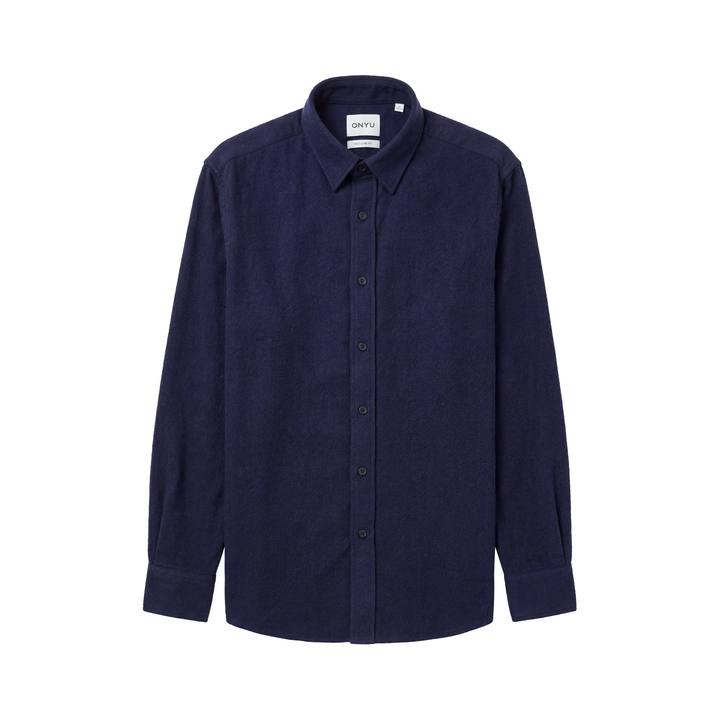 Navy Flannel Shirt