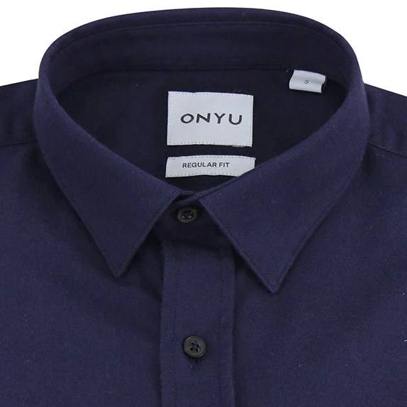 Navy Flannel Shirt