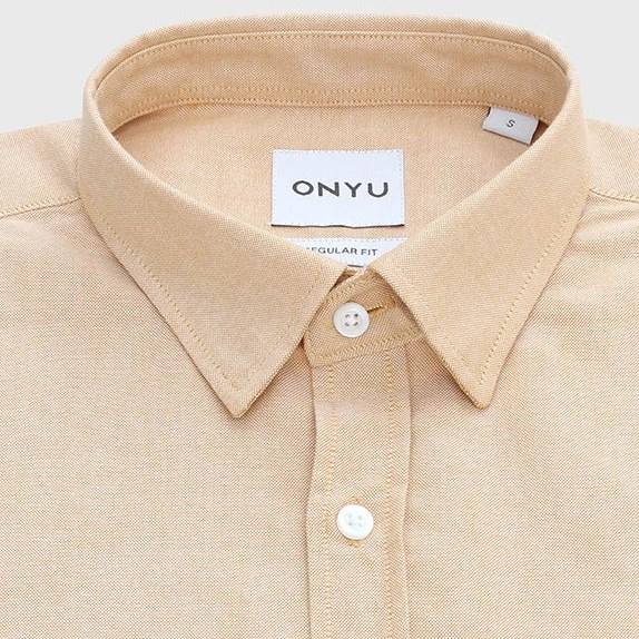 Yellow Regular Fit Oxford Shirt