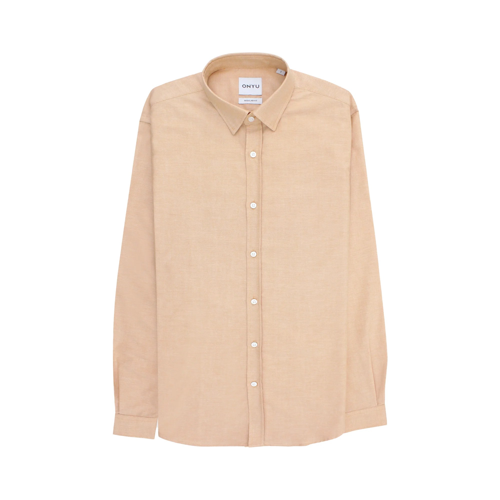 Yellow Regular Fit Oxford Shirt