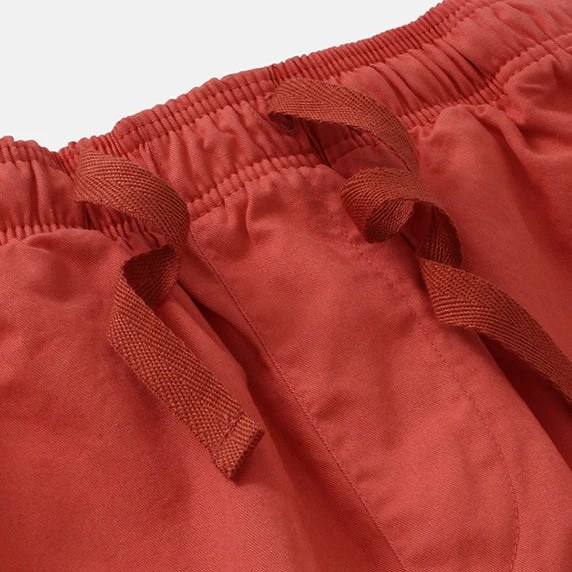 Coral Drawstring Short
