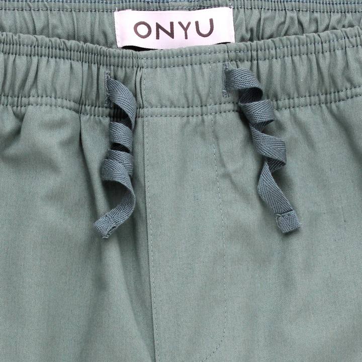 Olive Green Drawstring Short