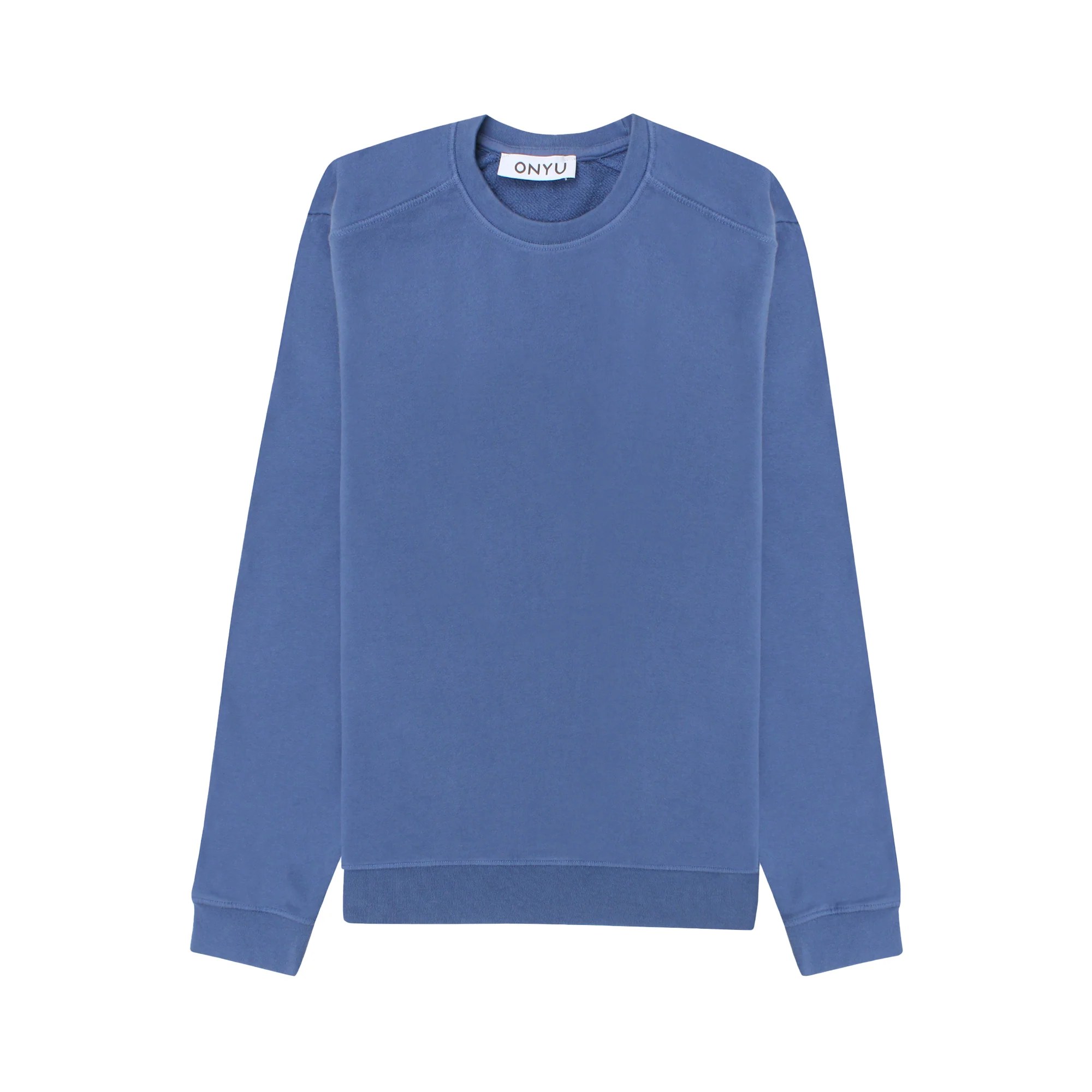 Slate Blue Crew Neck Sweater