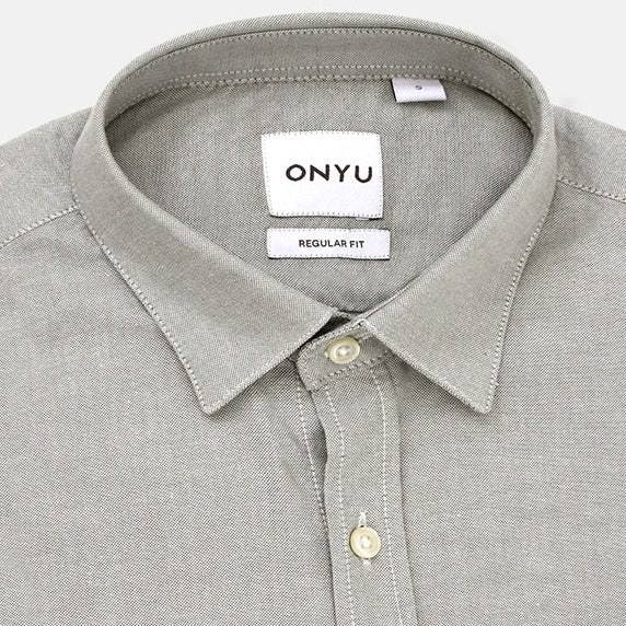 Olive Regular Fit Oxford Shirt