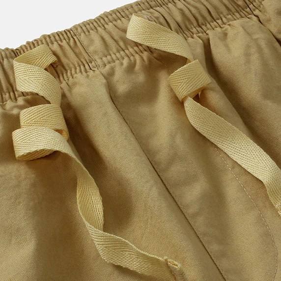 Mustard Drawstring Short