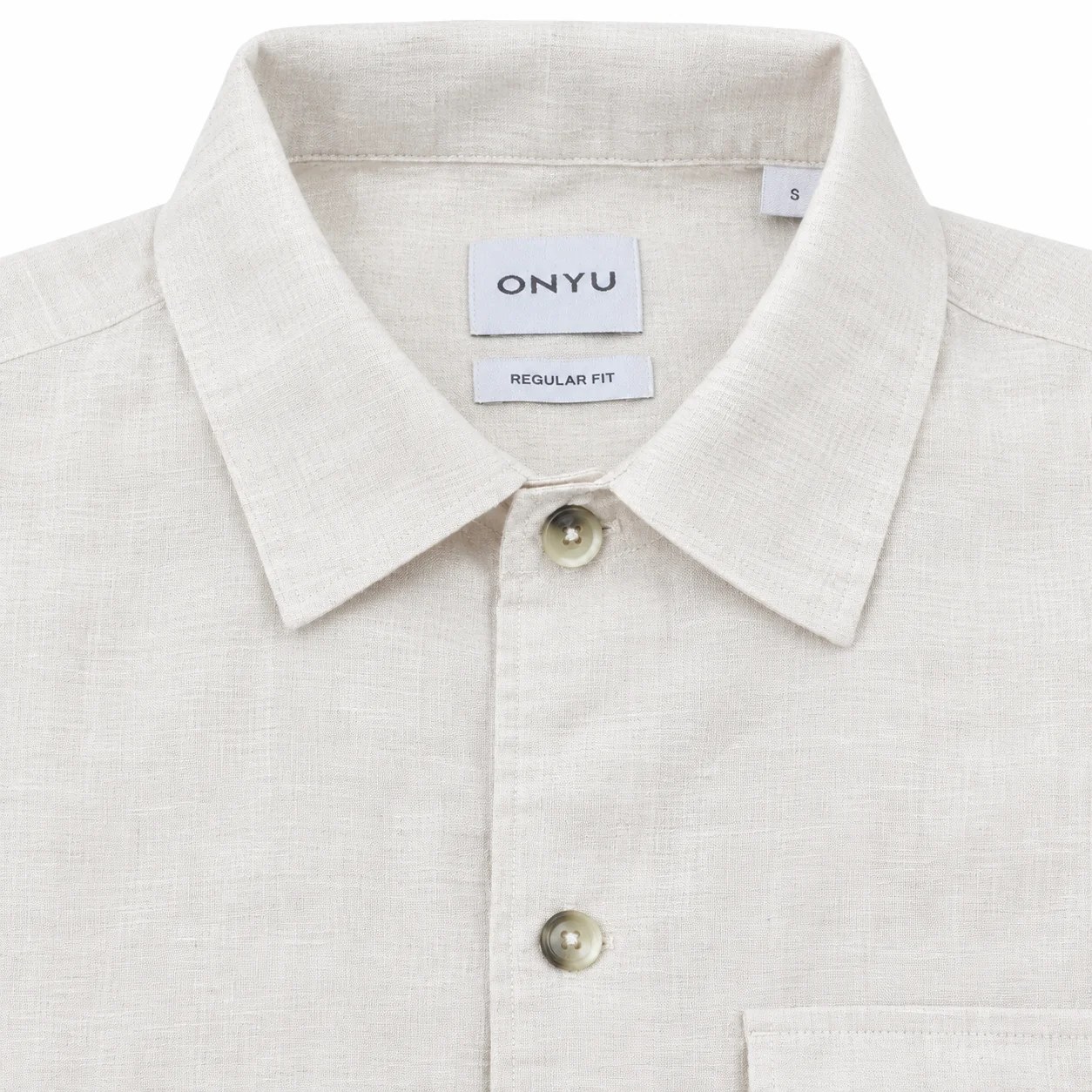 Ivory Linen Overshirt