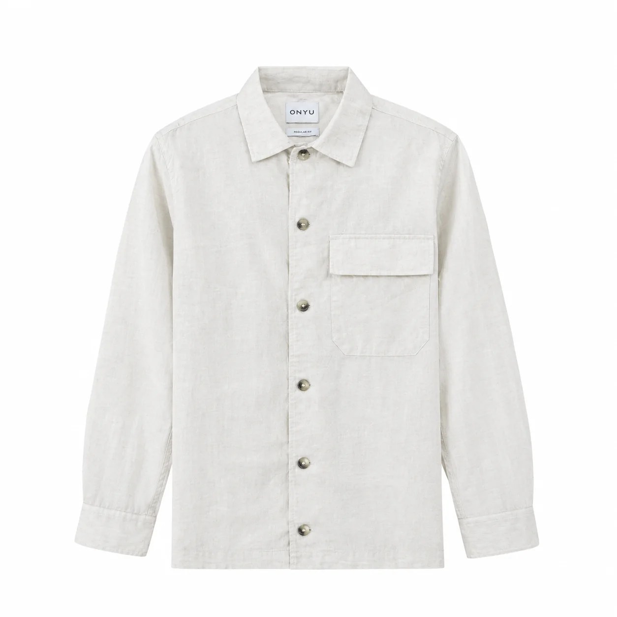 Ivory Linen Overshirt