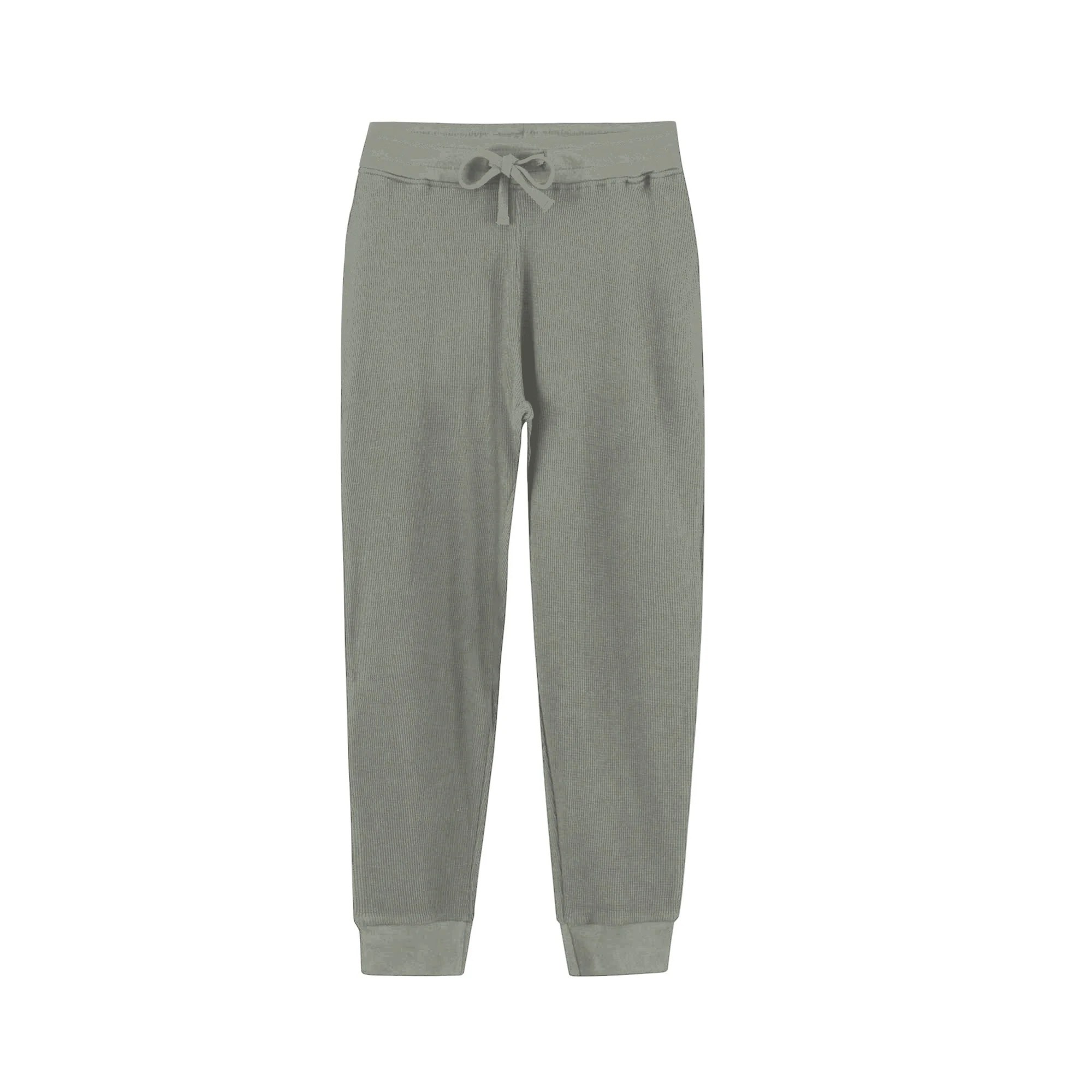 Light Grey Waffle Joggers