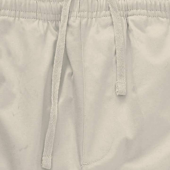 Ecru Drawstring Trousers
