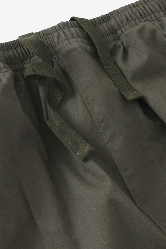 Army Green Drawstring Trousers