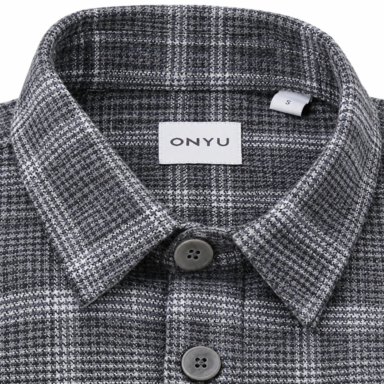 Navy/Grey Herringbone Overshirt