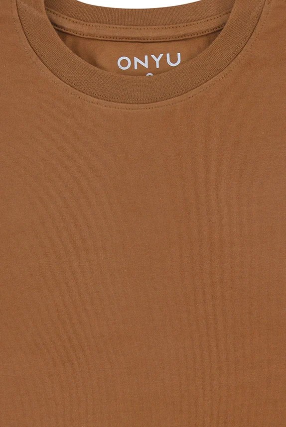 Camel Long Sleeve Relaxed Fit T-Shirt