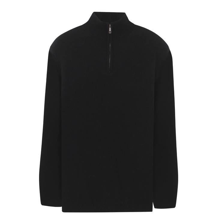 Black Wool Jumper