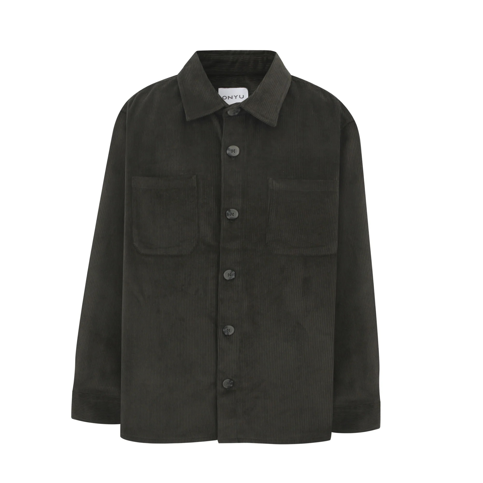 Dark Olive Corduroy Overshirt