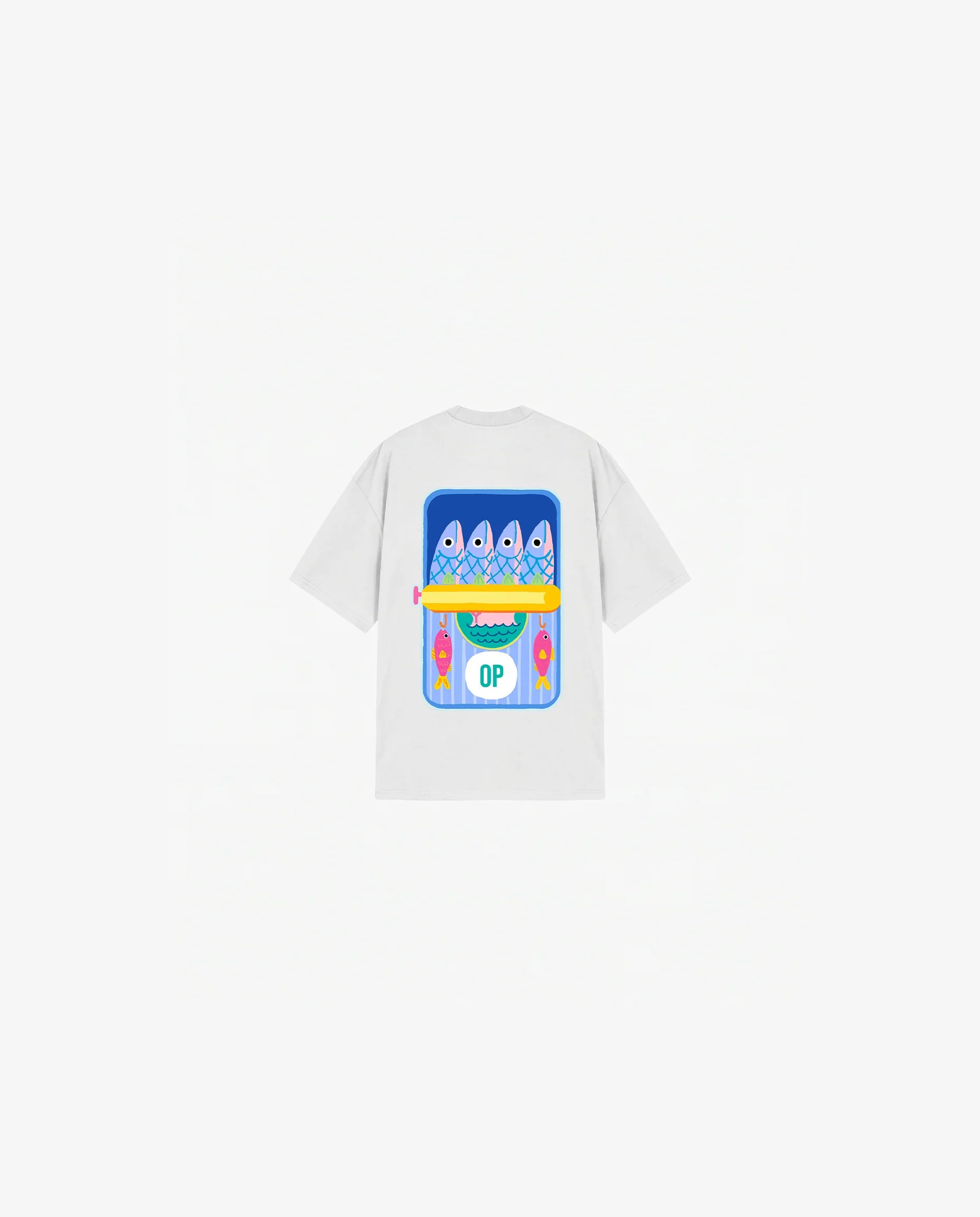 WHITE KIDS T-SHIRT FISHING CLUB