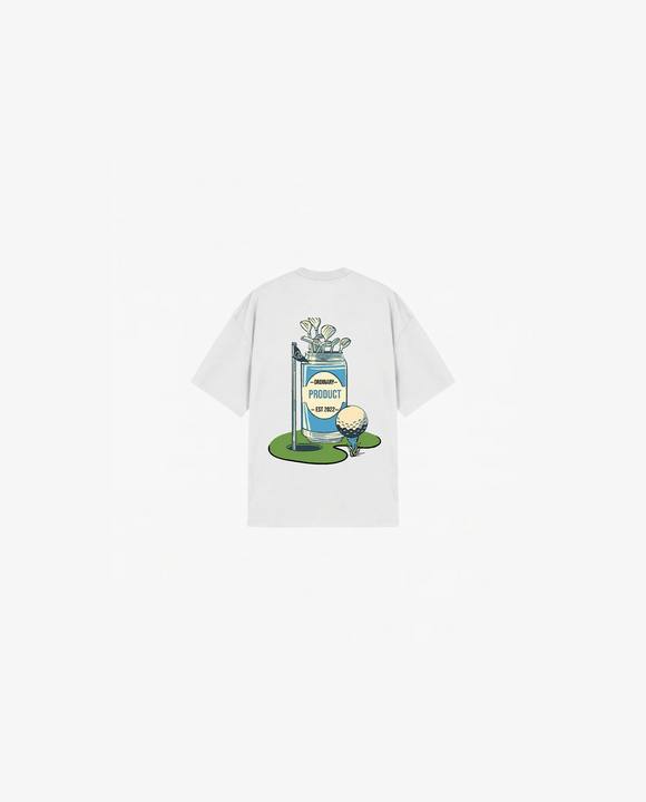 WHITE KIDS T-SHIRT GOLF CLUB