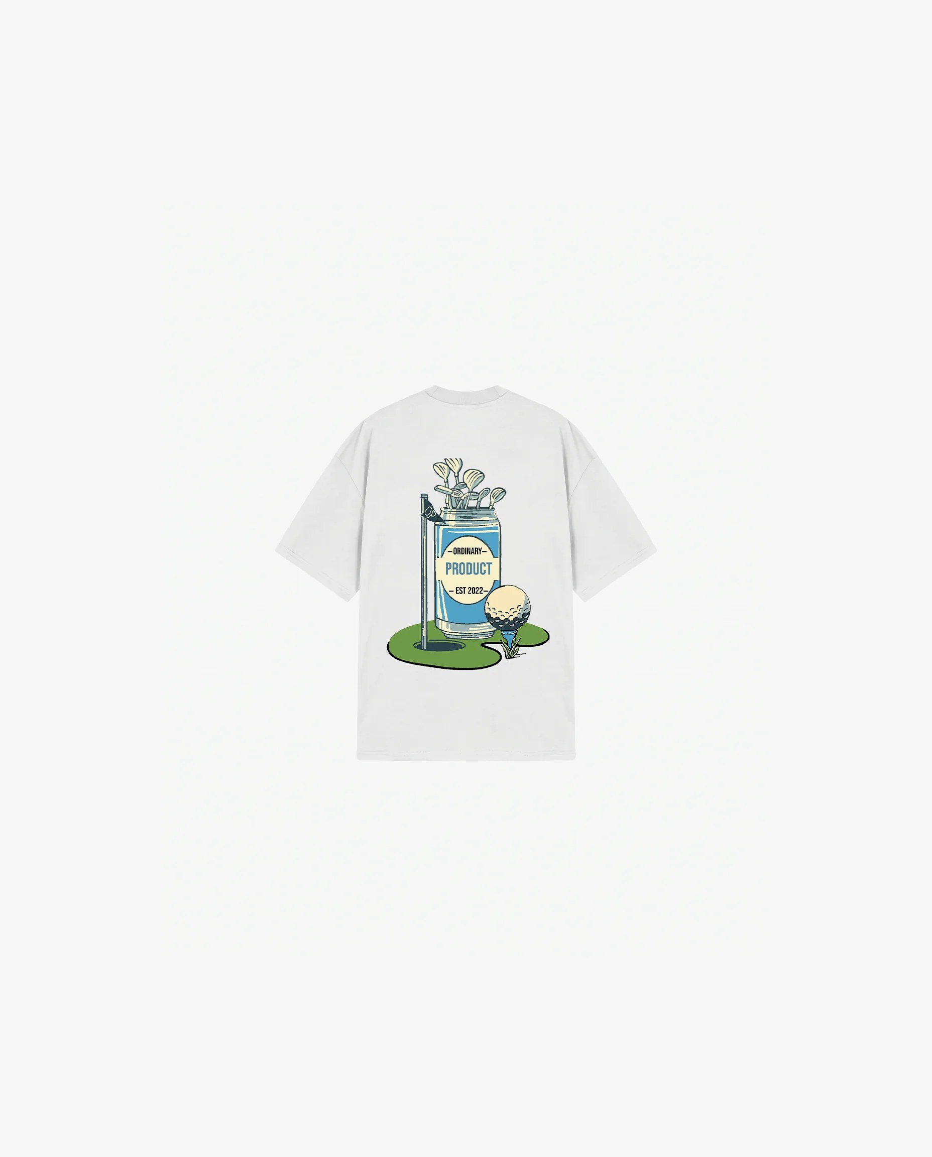WHITE KIDS T-SHIRT GOLF CLUB