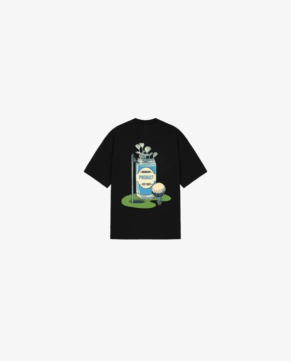 BLACK KIDS T-SHIRT GOLF CLUB