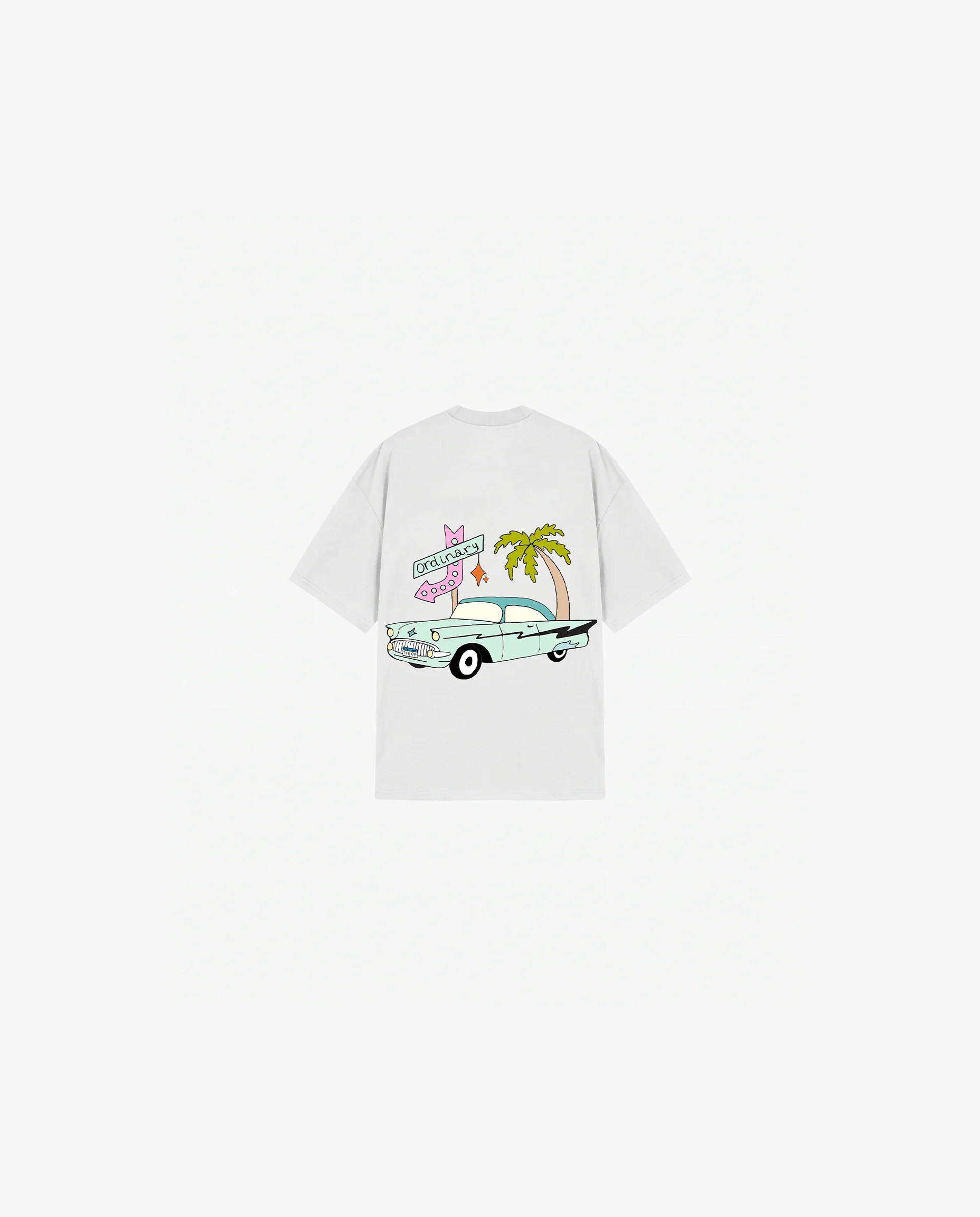 WHITE KIDS T-SHIRT RETRO
