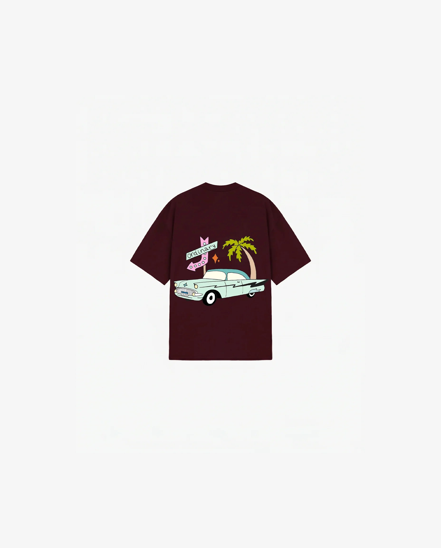 BURGUNDY KIDS T-SHIRT RETRO