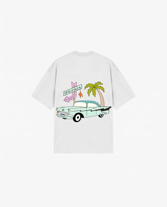 WHITE T-SHIRT RETRO