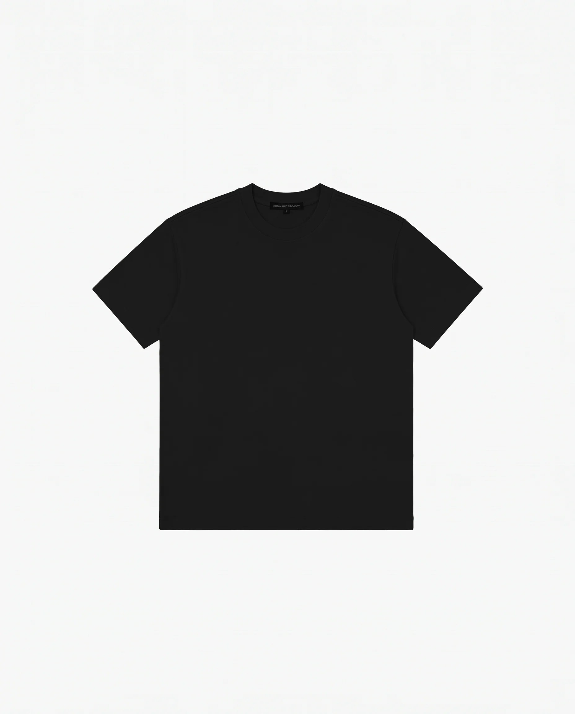 BLACK REGULAR FIT T-SHIRT