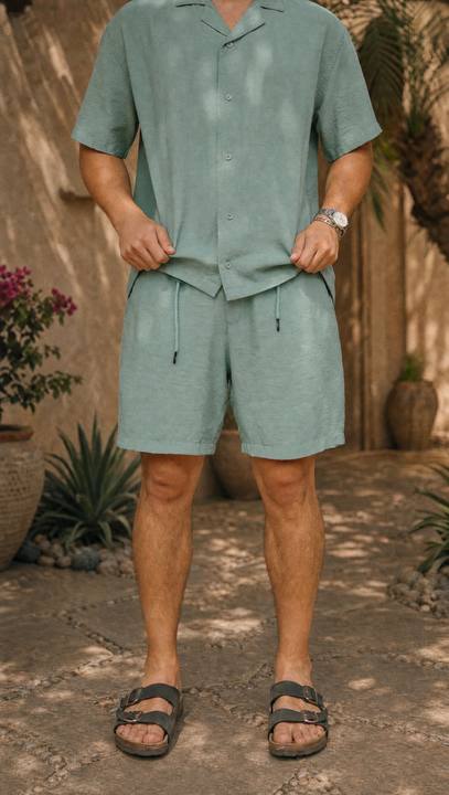 SAGE LINEN SHORT