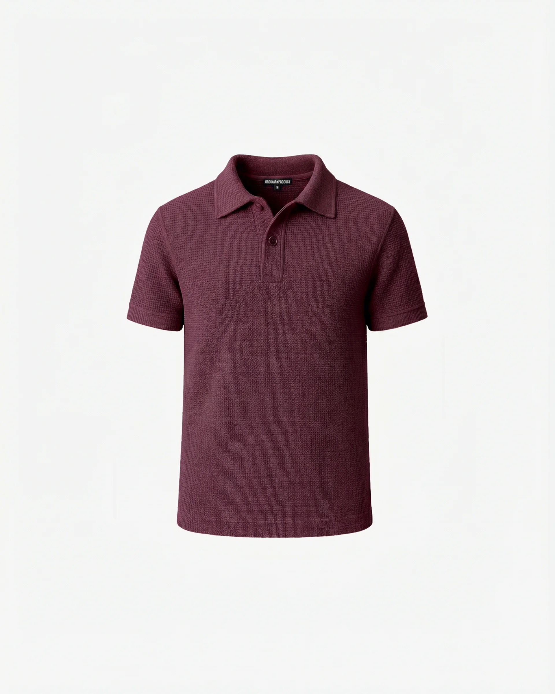 BURGUNDY CASUAL COLLAR