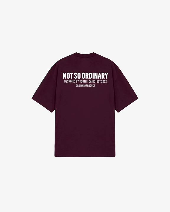 BURGUNDY T-SHIRT NSO