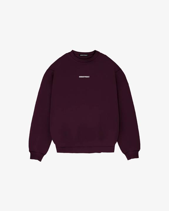 BURGUNDY CREWNECK NSO