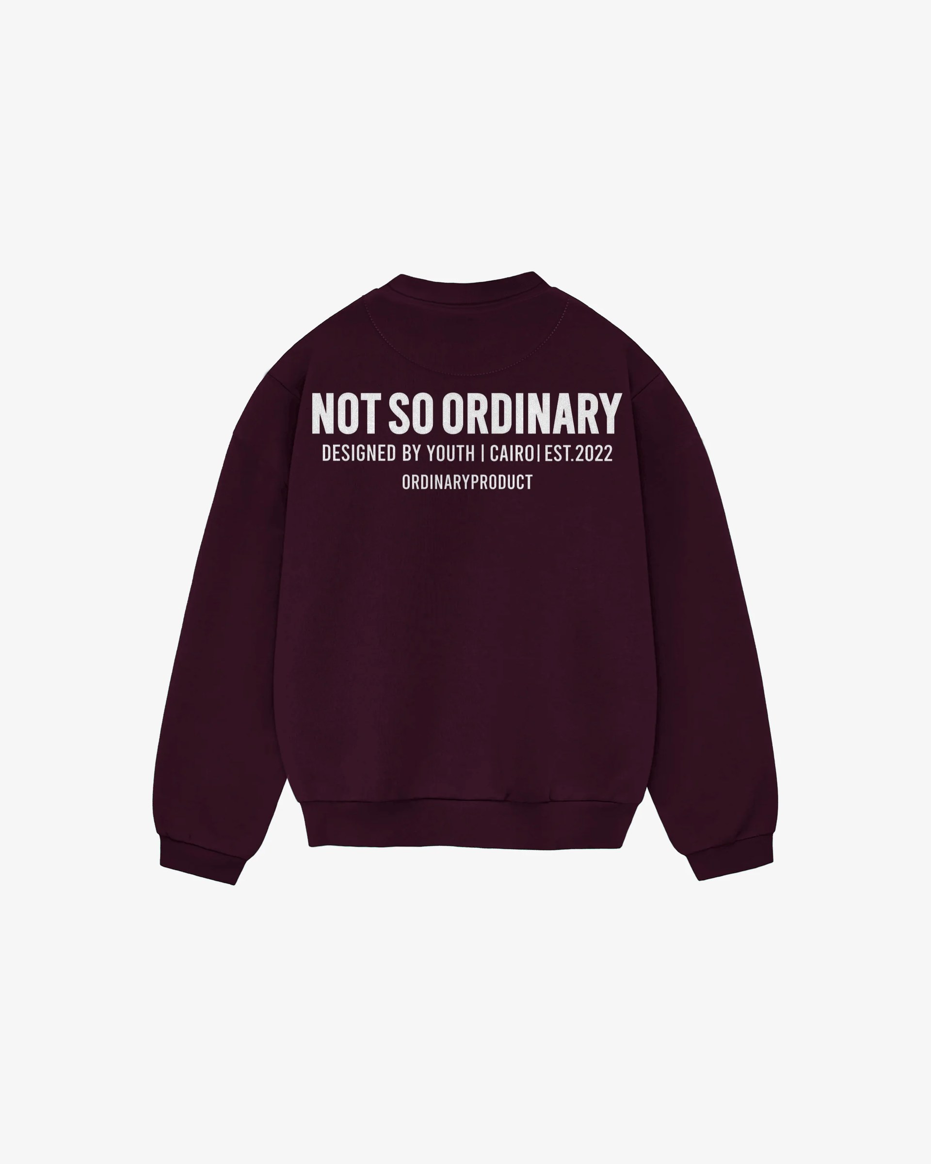 BURGUNDY CREWNECK NSO