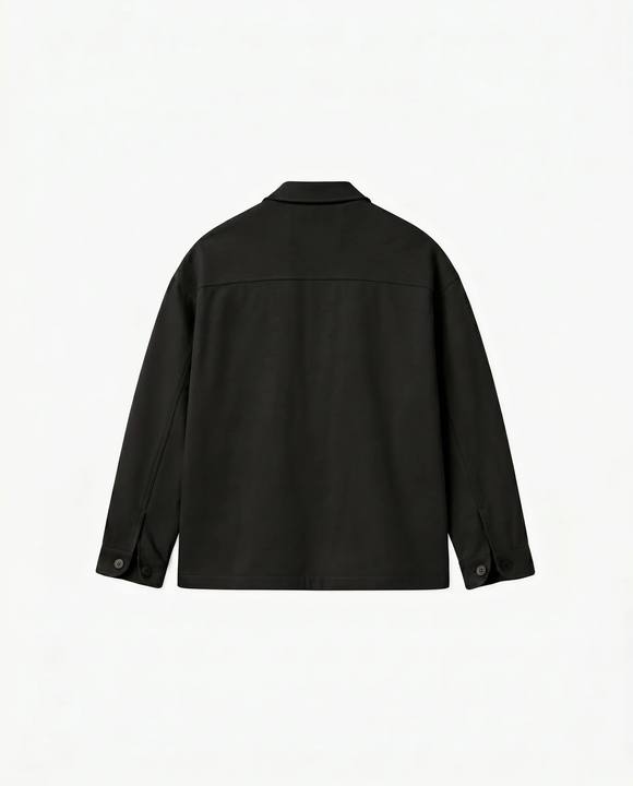 BLACK TIMELESS OVERSHIRT