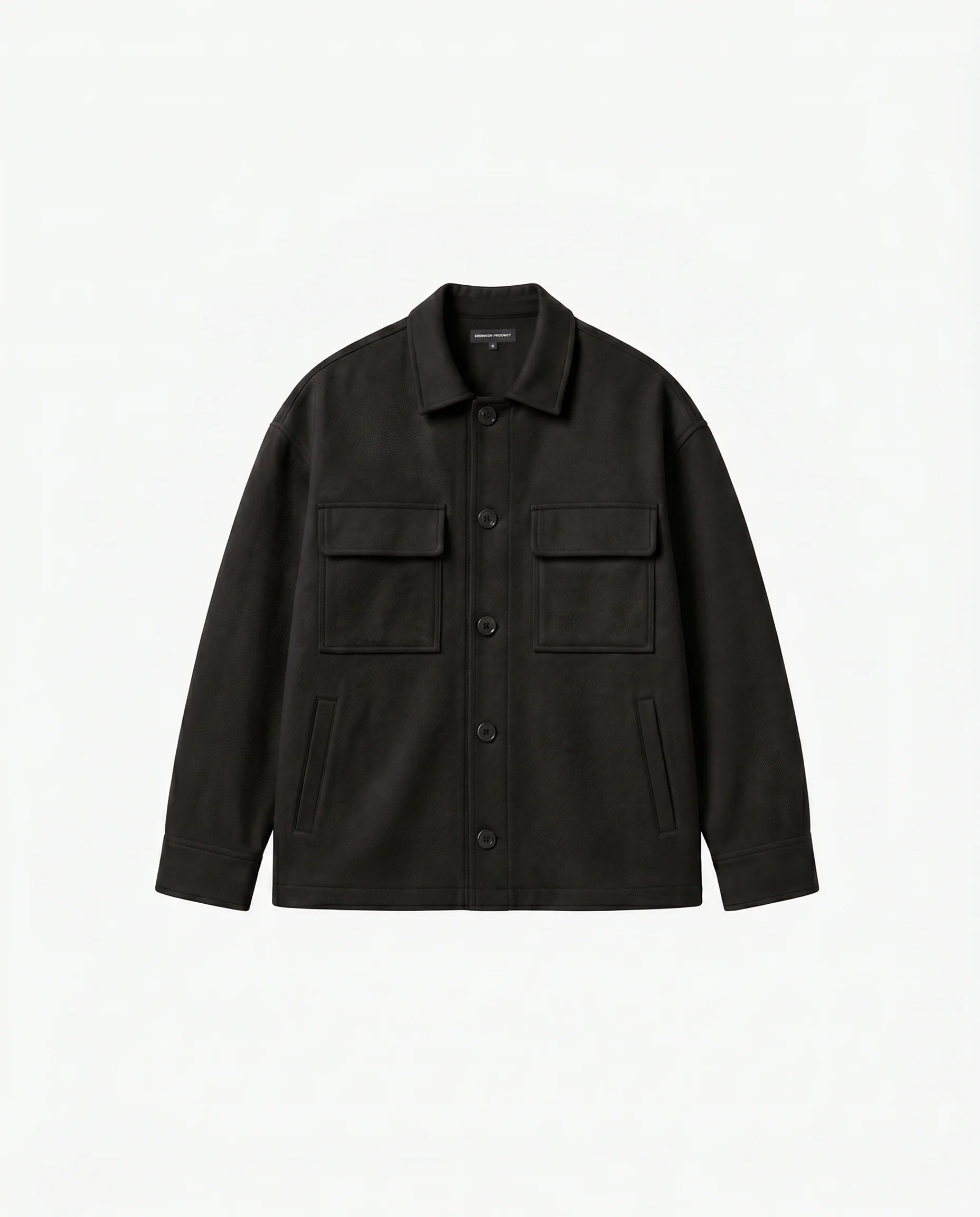 BLACK TIMELESS OVERSHIRT