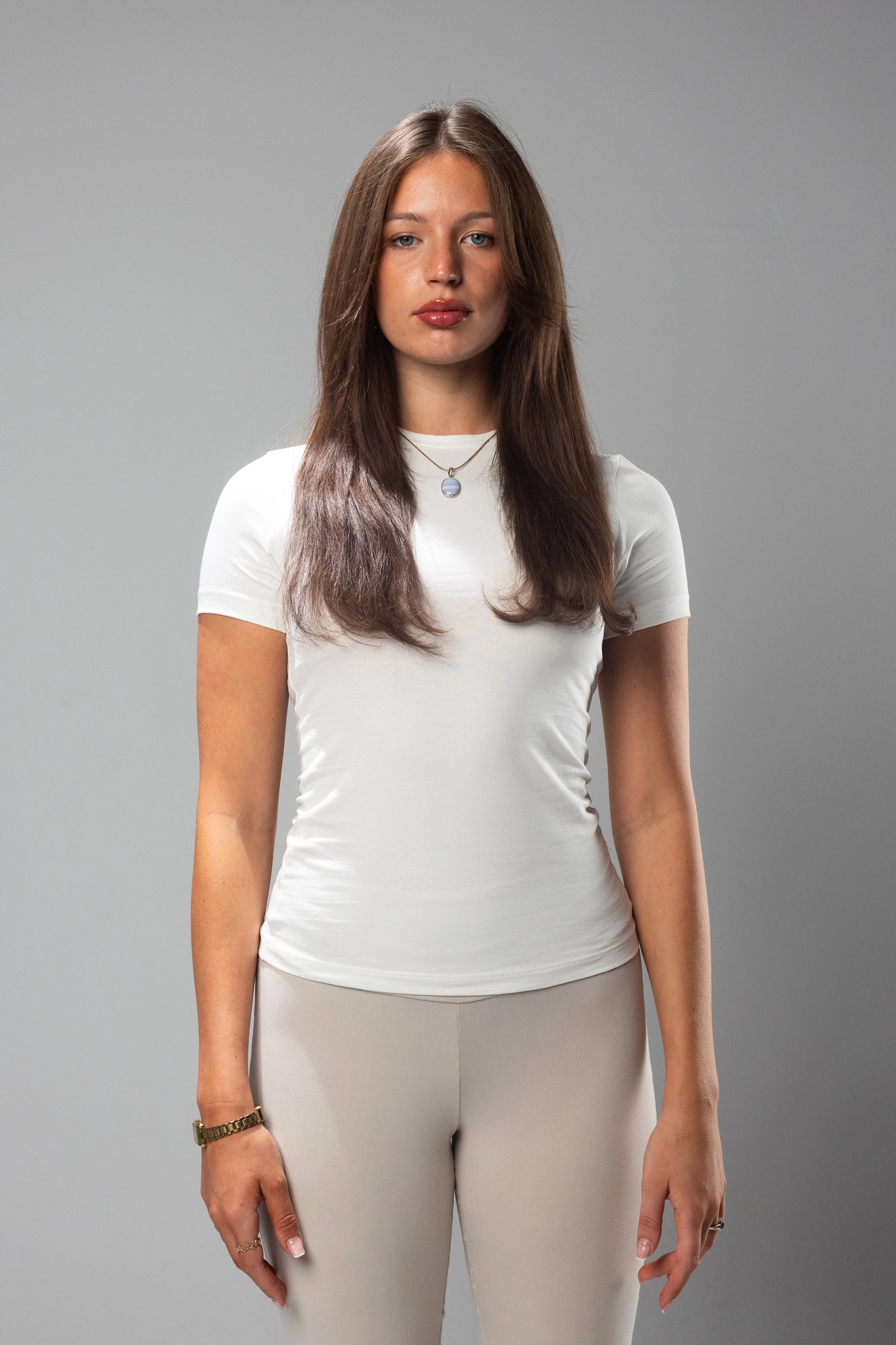 WHITE BABY TEE