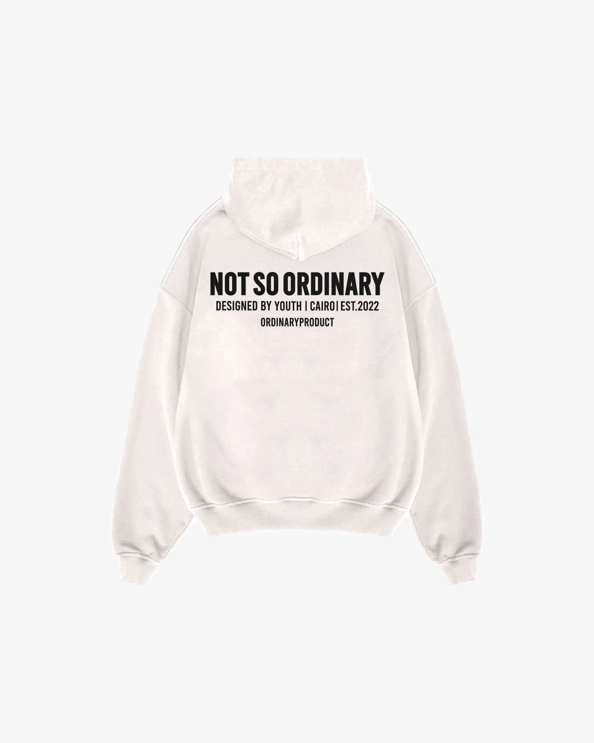 WHITE HOODIE NSO