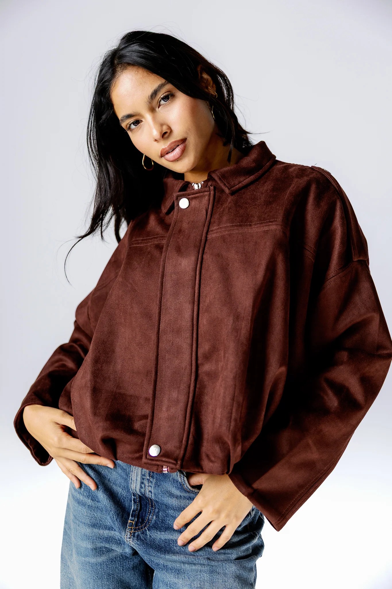 Suede Dreams Jacket - Mocha Brown