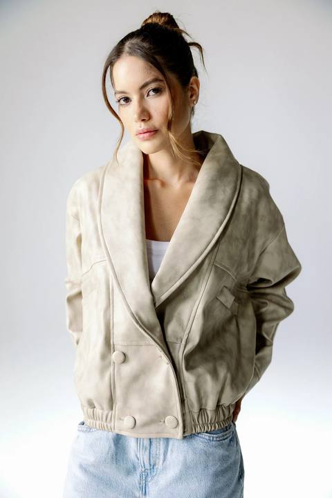 The Frankie Jacket - Beige
