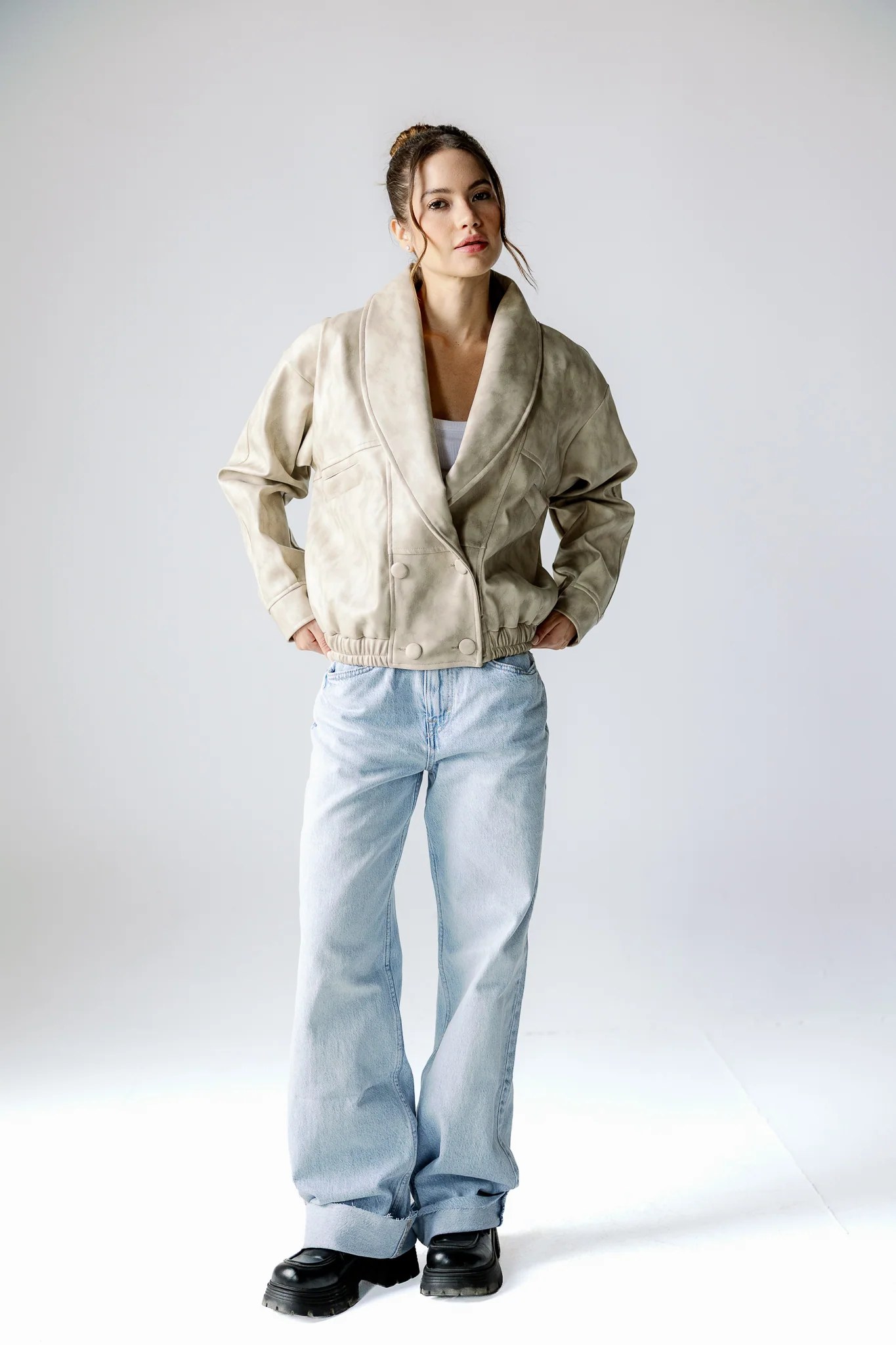The Frankie Jacket - Beige
