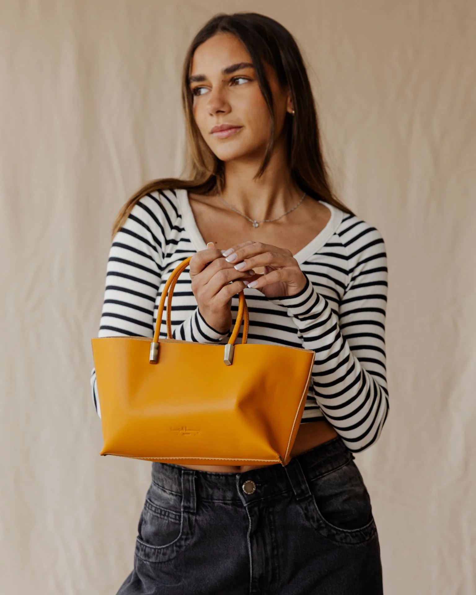 The Luce Genuine Bag In Tan