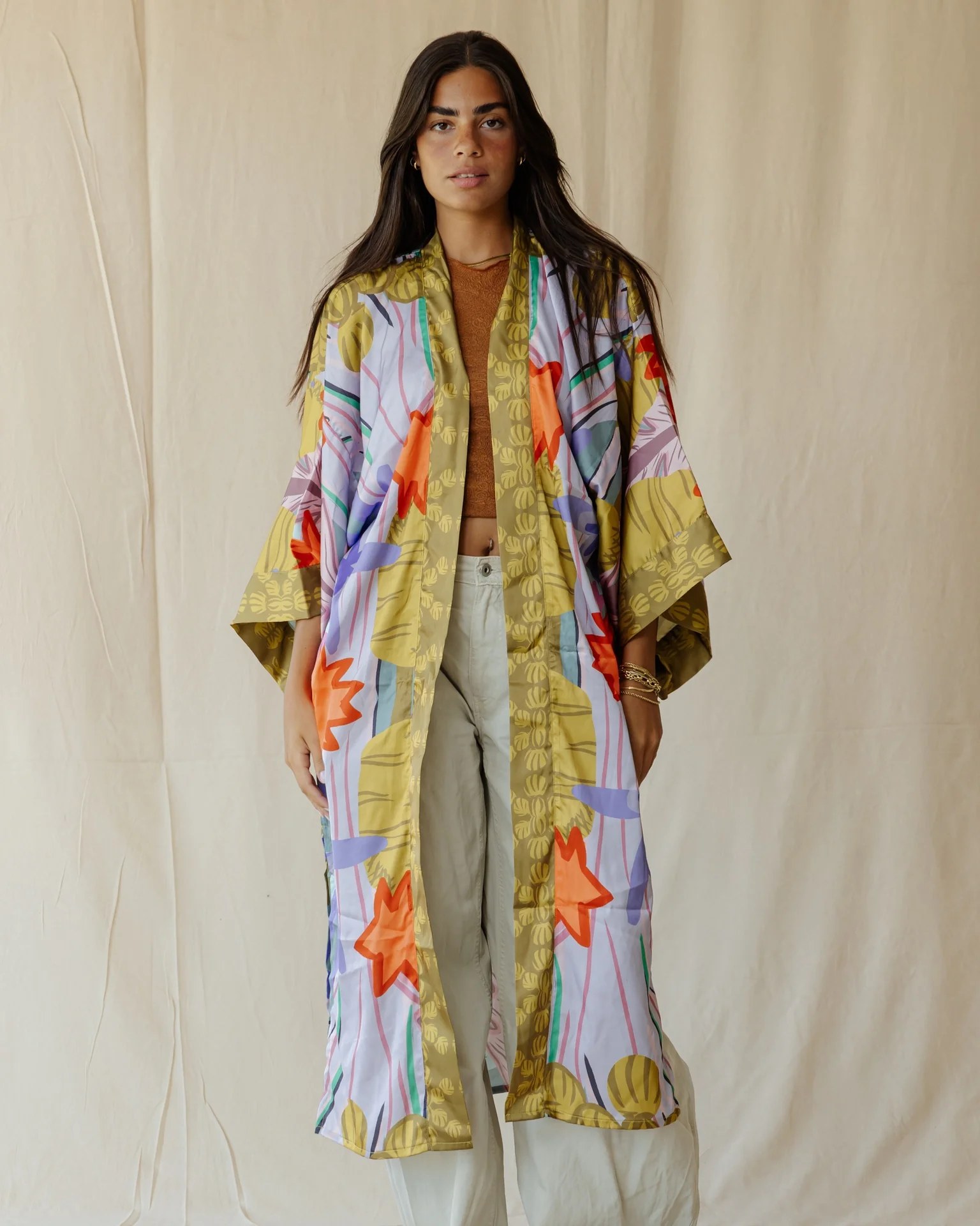 Moonlit Glow Kimono