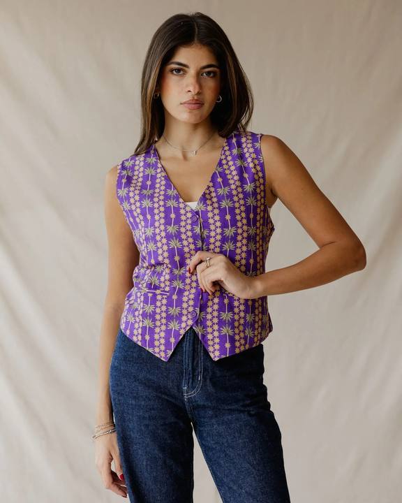 Palms Vest Purple