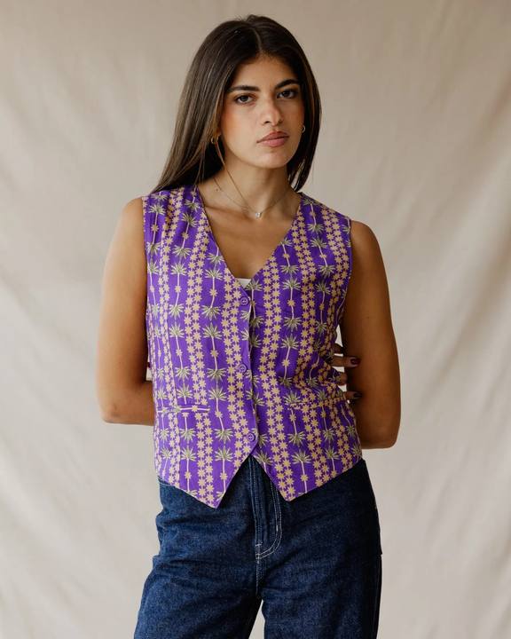 Palms Vest Purple