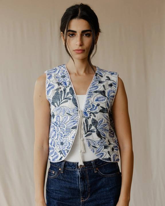 Porcelain Garden Vest