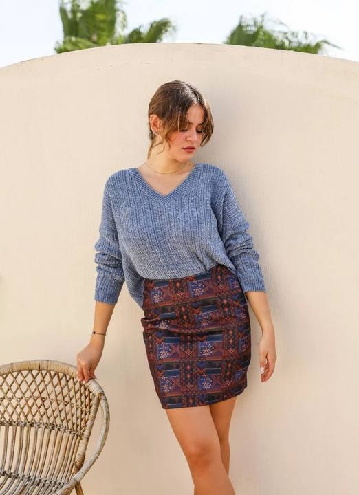 The Tribal Skirt In Black