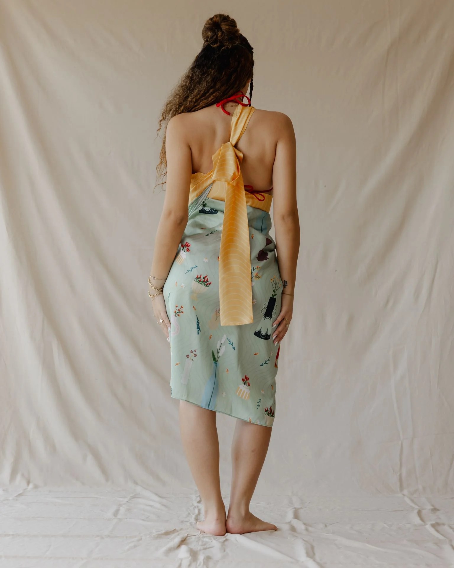 Botanical Daydream Sarong Mint