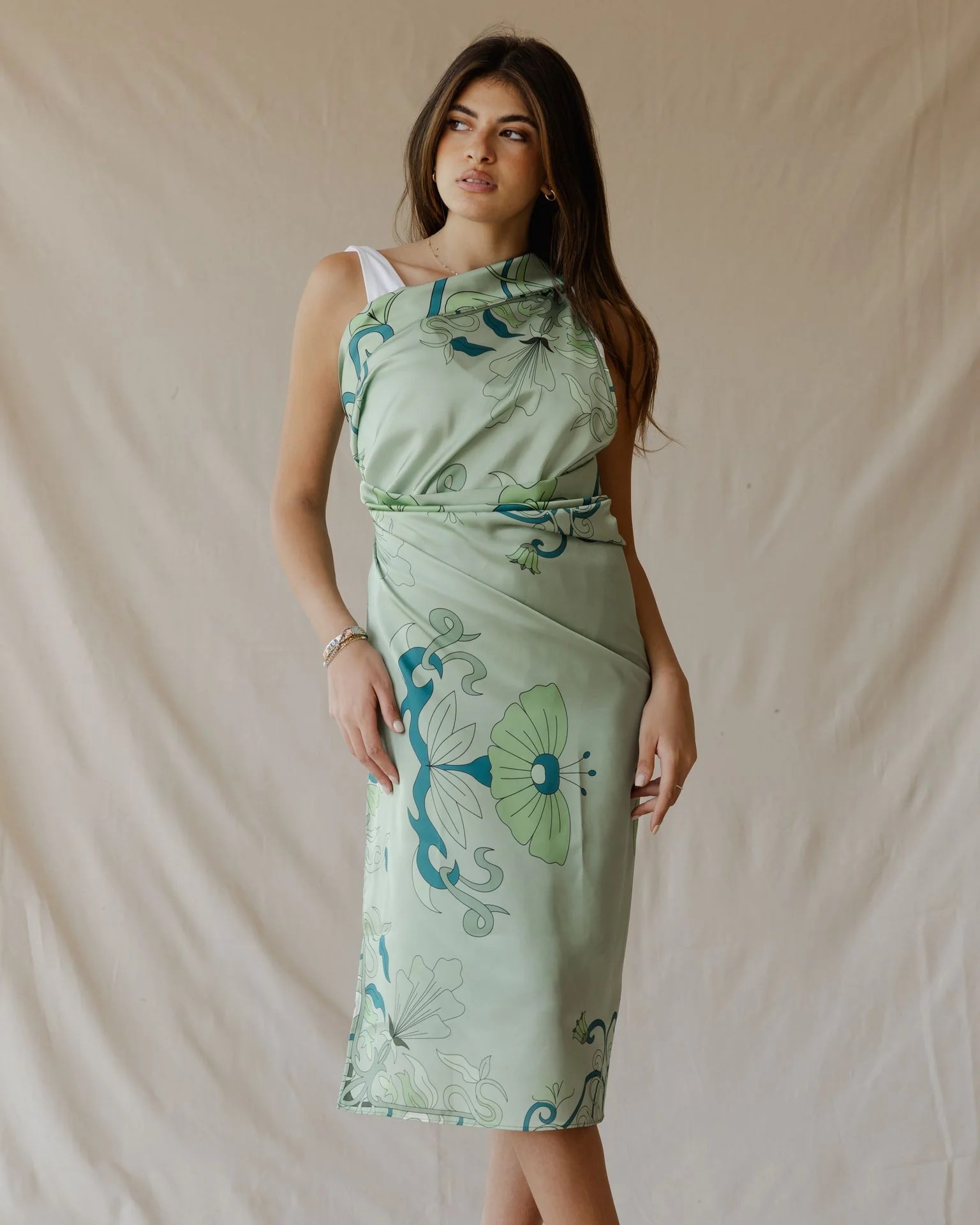 Mint Petal Muse Sarong
